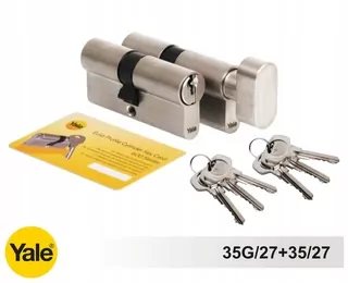 Sada vložiek YALE Y600 35G/27+35/27 na 1 kľúč